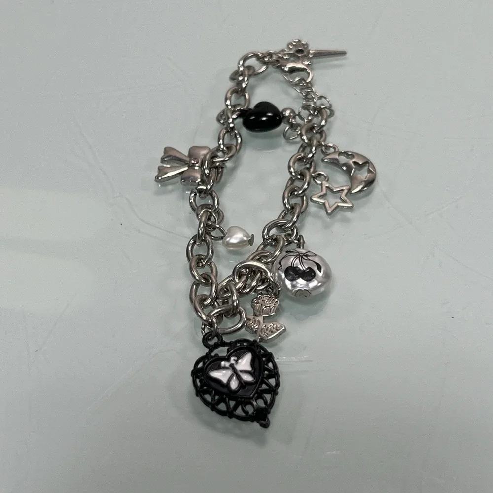 Butterfly Dropout silver tone